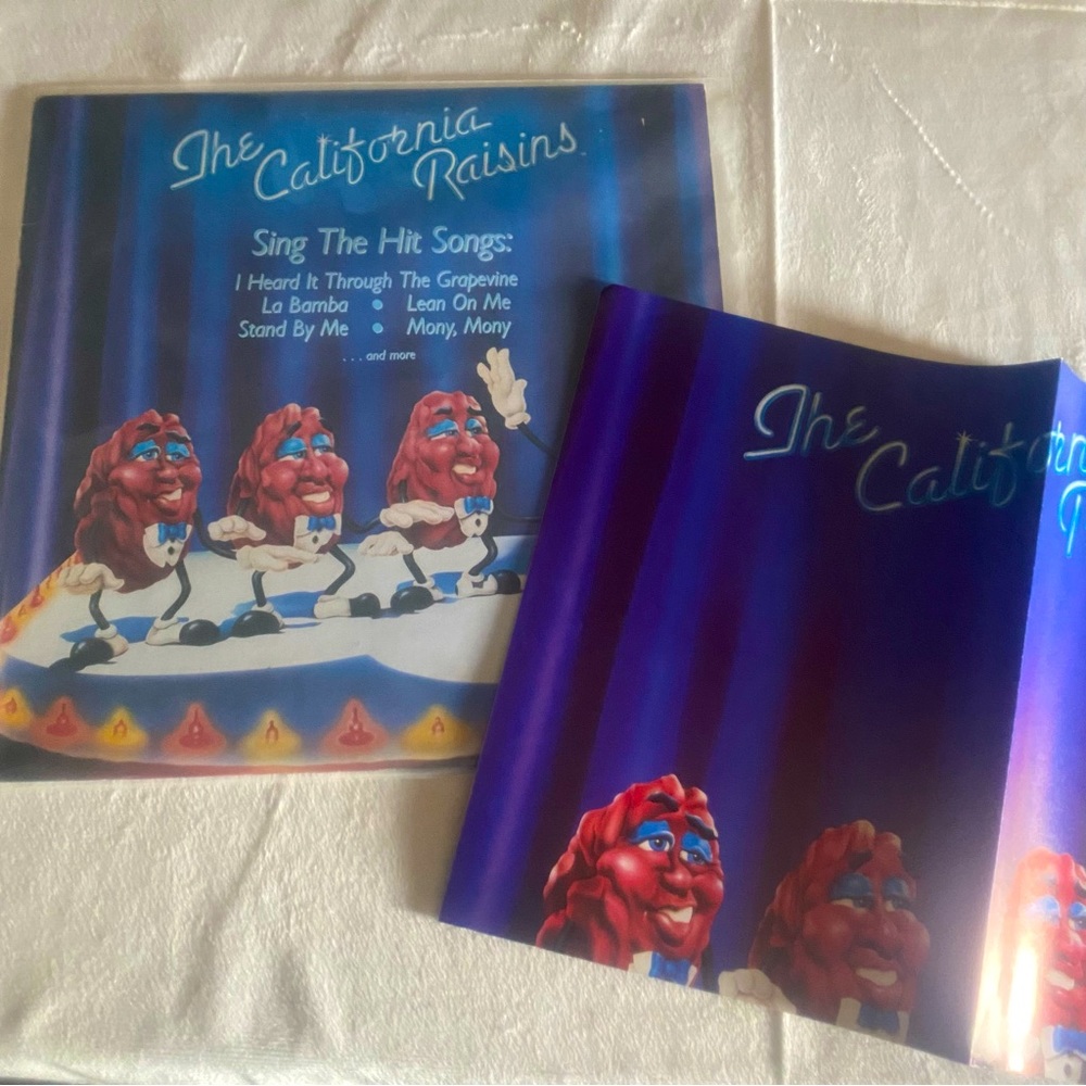 1987 The California Raisins Record 33rpm LP Album